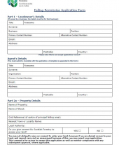 Felling Permission Application Form (PDF)